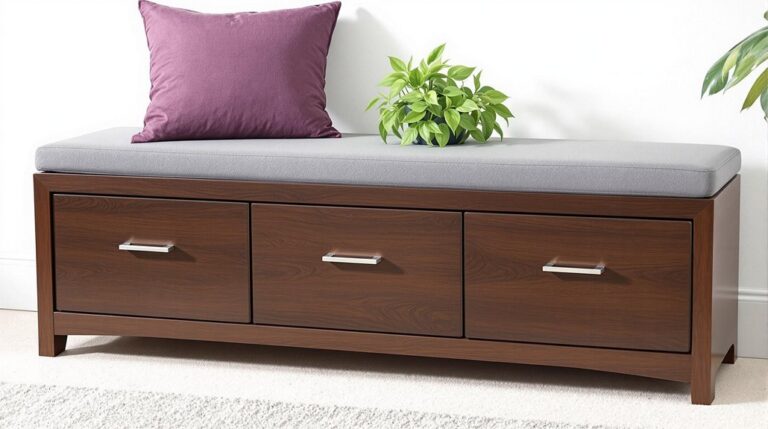 self made bench drawers ideas